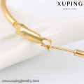 92417 Xuping Jewelry Simple and Large Hoop Earrings with 18K Gold Plated